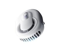 pumpumlia Ventilatore con clip da cintura portatile indossabile raffreddamento appeso vita display digitale per lavoro all'aperto escursionismo campeggio pesca attrezzature di raffreddamento