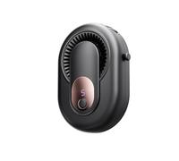 pumpumlia Ventilatore con clip da cintura portatile indossabile raffreddamento appeso vita display digitale per lavoro all'aperto escursionismo campeggio pesca attrezzature di raffreddamento