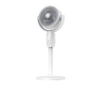 pumpumlia Ventilatore da scrivania ricaricabile con funzione timer regolabile in altezza funzionamento silenzioso 5 velocità oscillazioni per casa ufficio ventilatore da scrivania regolabile