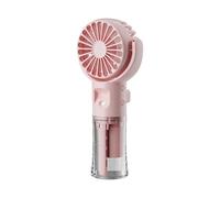 pumpumlia Ventilatore di nebulizzazione Palmare Nebbia Portatile Ricaricabile 4 Regolazione della velocità Piccolo Mister Raffreddamento Acqua Spray Ventilatore a mano