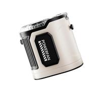 pumpumlia Ventilatore indossabile impermeabile con batteria ricaricabile a più livelli di velocità per escursioni in luoghi di lavoro e attività Ventola portatile regolabile a velocità multipla