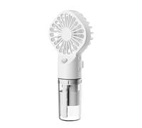 pumpumlia Ventilatore nebulizzatore portatile Raffreddamento Silenzioso Spray Palmare Silenzioso Con 4 Velocità USB Per Ufficio Casa Viaggio Portatile Spray Acqua Portatile Usb Ricaricabile Pal