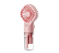 pumpumlia Ventilatore nebulizzatore portatile Raffreddamento Silenzioso Spray Palmare Silenzioso Con 4 Velocità USB Per Ufficio Casa Viaggio Portatile Spray Acqua Portatile Usb Ricaricabile Pal