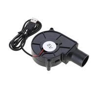 pumpumlia Ventola 7530 5 V USB con regolatore di velocità, ventilatore compatto e silenzioso per barbecue e campeggio portatile