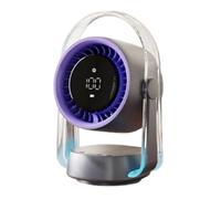 pumpumlia Ventola di Raffreddamento Oscillante Con Regolazioni 100Velocità Batteria Ricaricabile 3500mAh Schermo LED Silenzioso Raffreddamento Raffreddatori Velocità Regolabile Silenzioso