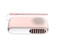 pumpumlia Ventola di Raffreddamento Palmare Silenziosa Design Senza Lama Struttura ABS Piccola Scrivania Portatile Per Ufficio Viaggi Casa Bladeless