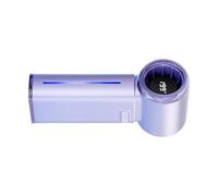 pumpumlia Ventola di raffreddamento portatile ricaricabile USB da 3500 mAh, funzione di nebulizzazione regolabile, design compatto a 199 velocità, per viaggi, casa, ufficio, ventilatore nebulizzatore