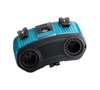 pumpumlia Ventola ricaricabile a 10 velocità portatile clip-on di raffreddamento per campeggio all'aperto escursionismo pesca vita portatile