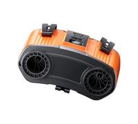 pumpumlia Ventola ricaricabile a 10 velocità portatile clip-on di raffreddamento per campeggio all'aperto escursionismo pesca vita portatile