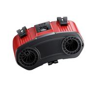 pumpumlia Ventola ricaricabile a 10 velocità portatile clip-on di raffreddamento per campeggio all'aperto escursionismo pesca vita portatile