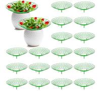 Pumtus Confezione da 20 supporti per fragole, supporto per piante di fragole con 3 gambe robuste, rack per la coltivazione di fragole, gabbia per la coltivazione di fragole, per mantenere pulite le