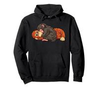 Punch Baby Monkey Trendy Giappone Meme Cute Monkey Lover Felpa con Cappuccio