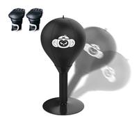 Punch Ball Desktop: Supporto Di Aspirazione Stabile Con Testa A Molla Rinforzata, Costruzione In Pelle PU Migliorata, Giocattolo Da Scrivania Per Alleviare Lo Stress, Attrezzatura Di Allenamento Di