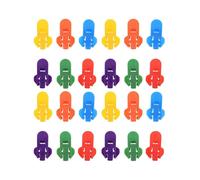 Punch Bottle Opener Soda Lids Compact Plastic Beverage Cover Protector Multifunctional 24Pcs