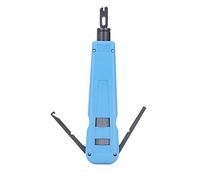 Punch Down Tool Taglierina professionale regolabile Utensile manuale per l'inserimento di cavi con lama sostituibile per installazione di rete di moduli 110 88 Costruzione in