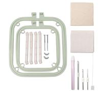 Punch Needle - Pneumatico colorato a doppio strato, strumento di supporto per bastone da scrivania | Supporto creativo per esercizi manuali, display da tavolo per studio domestico, in ABS