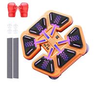 Punch Pad - Attrezzatura da boxe da parete, divertente attrezzatura fitness | Strumento di punzonatura musicale intelligente, macchina di punzonatura multiuso, allenatore di boxe per la f