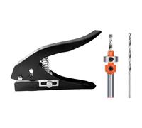 Punch, Paper Puncher, Single Tool, Handheld Design, Precise Cut, Lightweight Yet Strong, For Everyday Use In Schools Homes Crafting And Workplace Use, 6,18 x 3,74 pollici