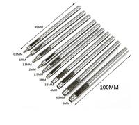 Punch Pelle Tools Puncher Tondo Acciaio Argento Cinturino Orologio Funzionante 4