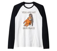 Punch Sad Monkey Tu Sei Il Mio Posto Sicuro Maglia con Maniche Raglan