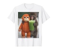 Punch The Monkey Meme X Ape Cute Punch Monkey Baby Meme Maglietta