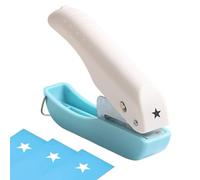 Puncher da Carta - Punzone a Impressora Singola da 6 mm,Taglierina per Carta con Punzonatura a Rilievo,per Lavori Creativi in Cartone, Scrapbooking, Casa, Ufficio, Scuola, Studenti, Insegnanti