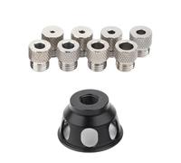 Puncher per fori in alluminio Localizzatore Maschere Guida per trapano di centraggio Aprifori incernierato Strumento per la lavorazione del legno Accessori per perforatrici Guida verticale per trapano