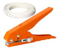 Puncher per fori in PVC, perforatore per carta - Heavy Duty Hole Puncher, strumento per utensili manuali regolabili da 8 mm, pinza per carte di carta e film rigido