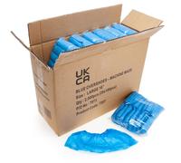 Punchin Blu Monouso Copriscarpe Scatola Di 2000 20 Pacchi 100 Elastico Top 7557