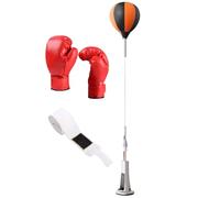Punching Bag With Stand - Standing Boxing Bag, Standing Speed Bags | With Spring Base Height Adjustable Stable Reaction Trainer For Kicking Practice Physical Health Fitness Workouts Home Martial Arts