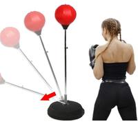 PUNCHING BALL BOXE REGOLABILE PER ADULTI | STAND SPEED BALL SFERA DA PUNZONATURA SACCO DA TERRA PUGILATO