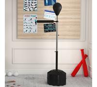 Punching Ball con Barra Girevole per Adulti e Altezza Regolabile 1.6-2m, Nero