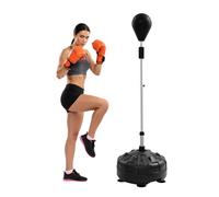 Punching ball per adulti, 120-160 cm, supporto regolabile per boxe, sacco da boxe, sacco da boxe, con base, punching ball per adulti, allenamento in standbox, speed ball, sacco da boxe