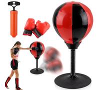 Punching ball tavolo, sacco da boxe con piume, da scrivania, mini sacco da boxe con ventosa, per alleviare lo stress, per ufficio, per alleviare l'umore, per la parete, per piastrelle da tavolo