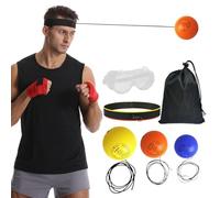 Punching Reflex Ball for Boxers, Reflex Training Ball for Kids, Professional Boxer Reflex Ball, Headband Boxing Reflex Ball, Boxing Reflex Ball for Beginners, Reflex Punching Ball Set