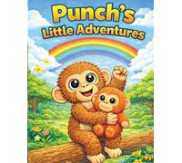 Punch's Little Adventures: Cute Animal Coloring Book for Kids ages 3-7 | Fun Zoo Adventure Pages