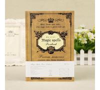 PUNELE A5 Notebook A5 Journal Writing Book Vintage European Design Cover con Carta Spessa per Scrivere Diario (Giallo)