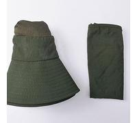 PUNELE Cappello da Pescatore a Secco Rapido in Nylon con Fibbia Regolabile, Design a Fascia Morbida, Corda Antivento, Cappello da Sole per Escursioni, Campeggio, Pesca (OD Green)