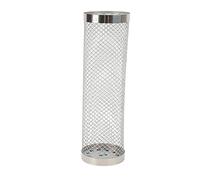 PUNELE Cesto Barbecue in Acciaio Inossidabile Rotolante, Cesto Griglia a Cilindro in Rete con Forchetta per Gancio, per Barbecue da Campeggio Portatile (20 cm/7.9in)