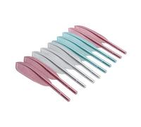 PUNELE Feather Pen Ballpoint 10 Pezzi di Design Piumata Eleganti Penne Liscio Scrittura ABS Plastic Office Stationery Family Colleghi di Famiglia