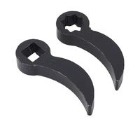 PUNELE Kit di rimozione per barra di porco, adattatore per barra di porco, 2 pezzi, kit di rimozione per mezzo albero da 1,27 cm, regolabile per spazi ristretti con acciaio legato 40Cr