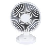 PUNELE Mini Ventilatore da Tavolo di Raffreddamento, Ventilatore da Scrivania USB Ricaricabile a 4 velocità, Ventola Silenziosa Girevole a 90° per Ufficio, Casa e Dormitorio, 1 per
