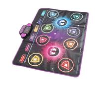 PUNELE Tappetino da ballo giocattolo Interactive Dance Game Pad per 2 giocatori con musica integrata e sfide per l'uso domestico dimensioni 105,5 x 89 cm