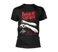 PUNGENT STENCH - FOR GOD YOUR SOUL... BLACK T-Shirt, Front & Back Print Medium