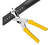 Pungitore Foro In Pelle - Pinze Da Punzonatura Rotante Pesante Per Cinture In Pelle | Strumento Di Punzone Regolabile Multile Con Manico Ergonomico | Puntatore Portatile Professionista Per Le Carte Di