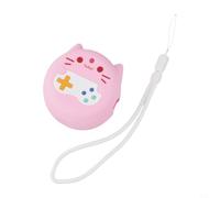 Punirunes Virtual Pet - Custodia protettiva in silicone con comoda impugnatura, materiale e cordino per accessibilità alle porte, colore: rosa