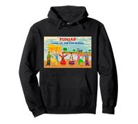 Punjab - Terra dei Cinque Fiumi Felpa con Cappuccio