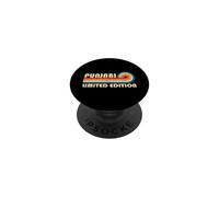 PUNJABI Retro 70s 80s Sunset Stripe PopSockets PopGrip Adesivo