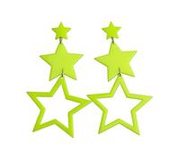 Punk Acrilico Geometrico Orecchini Lunghi Per Le Donne Colore Big-Star Pendente Orecchini di Goccia 2020 Del Partito di Modo Regalo Geometrico