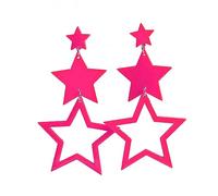Punk Acrilico Geometrico Orecchini Lunghi Per Le Donne Colore Big-Star Pendente Orecchini di Goccia 2020 Del Partito di Modo Regalo Geometrico
